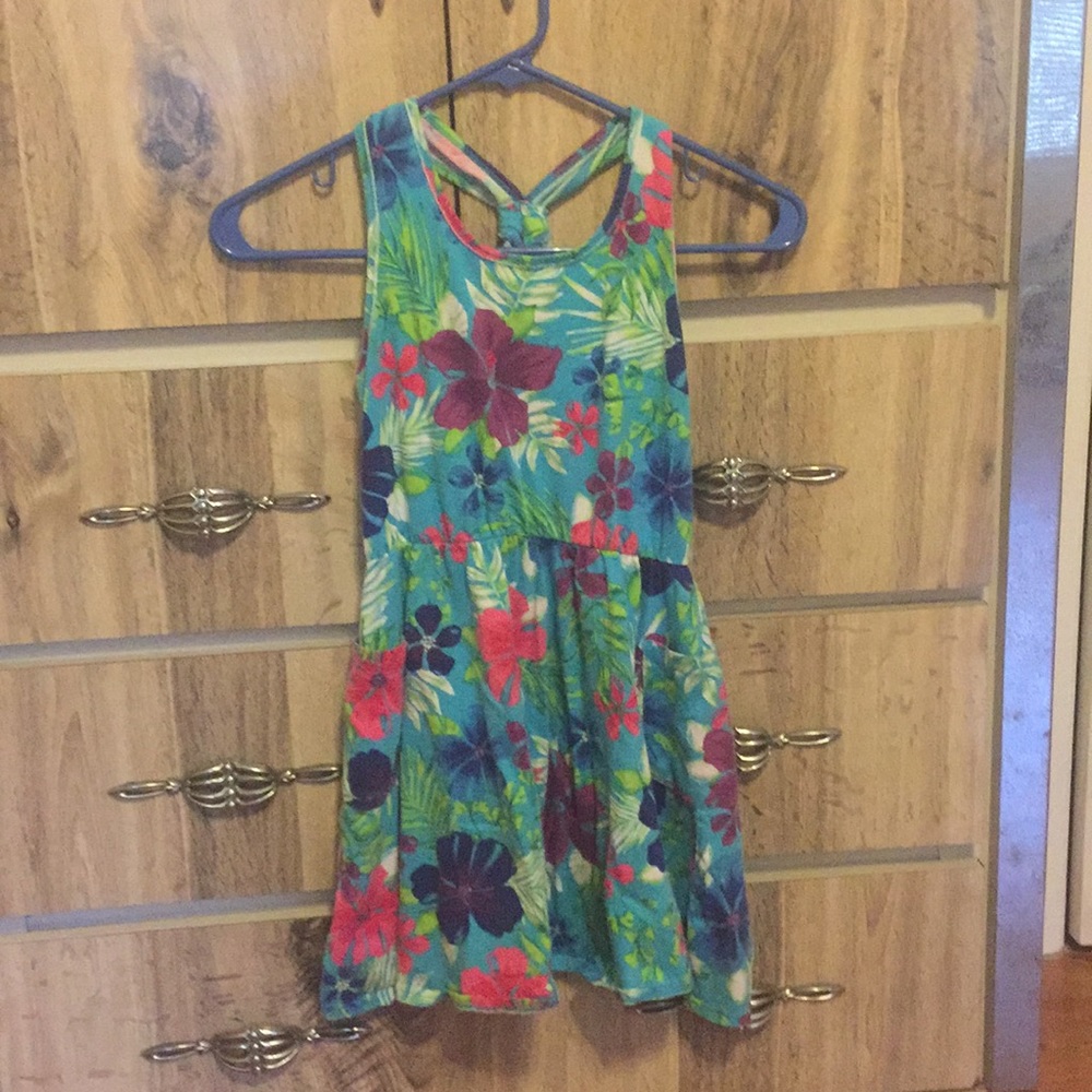 Blue beach themed dress